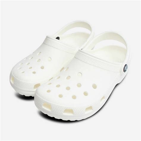 fake white croc shoes|white croc shoes for women.